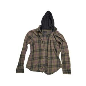 Hurley Jacket w Hood Plaid Size S